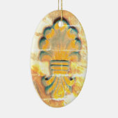 Medallion im Vintagen italienischen Stil Keramik Ornament (Rechts)