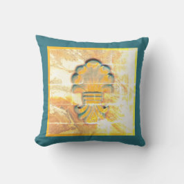 Medallion im Vintagen italienischen Stil Kissen