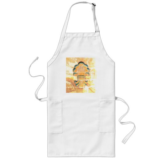 Medallion im Vintagen italienischen Stil Lange Schürze (Vorne)