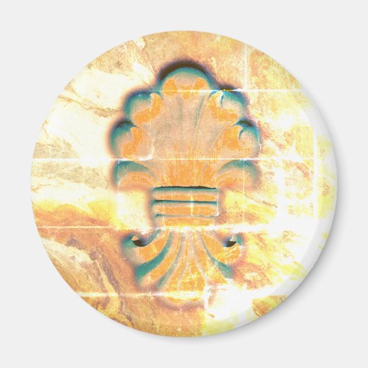 Medallion im Vintagen italienischen Stil Magnet (Vorne)