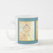 Medallion im Vintagen italienischen Stil Mattglastasse (Links)