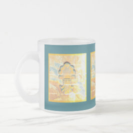 Medallion im Vintagen italienischen Stil Mattglastasse