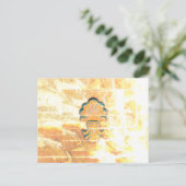 Medallion im Vintagen italienischen Stil Postkarte (Stehend Vorderseite)