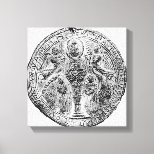 Medallion in der Verschließungstechnik dekoriert Leinwanddruck (Vorderseite)