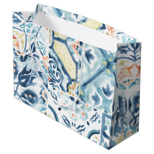 Medallion Medley Collection Große Geschenktüte (Rückseite Schrägansicht)