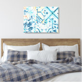 Medallion Medley Collection Leinwanddruck (Insitu (Schlafzimmer))