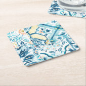 Medallion Medley Collection Rechteckiger Pappuntersetzer (angewinkelt)