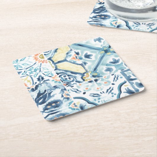 Medallion Medley Collection Rechteckiger Pappuntersetzer (angewinkelt)