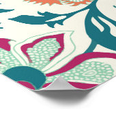 Medallion Melange: Multicolor Türkischer Stil Poster (Ecke)