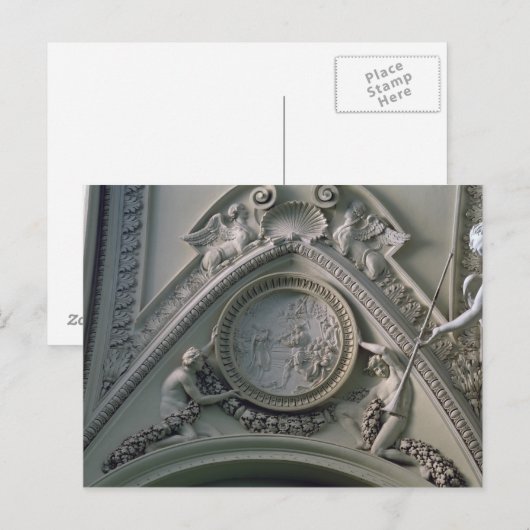 Medallion mit Kaiser Konstantin Postkarte (Vorne/Hinten)