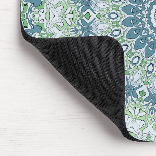 Medallion-Muster für blaue und grüne Küste Mousepad (Ecke)