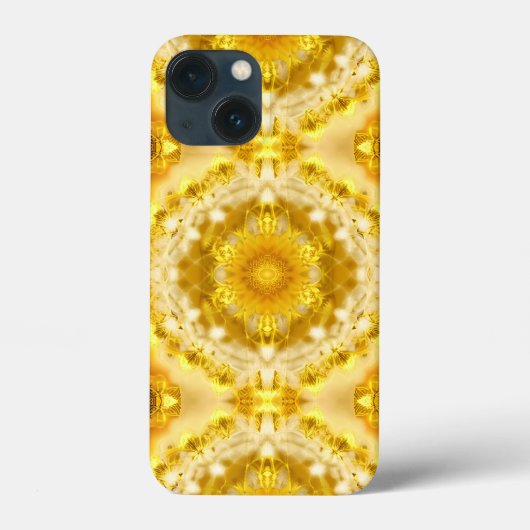 Medallion Muster in Mustard Yellow Batik Muster Case-Mate iPhone Hülle (Rückseite)