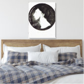 Medallion-Portrait Leinwanddruck (Insitu (Schlafzimmer))