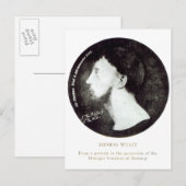 Medallion-Portrait Postkarte (Vorne/Hinten)