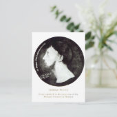 Medallion-Portrait Postkarte (Stehend Vorderseite)