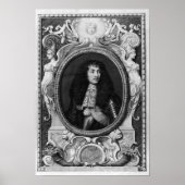 Medallion Portrait von Louis XIV Poster (Vorne)