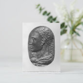 Medallion Self Portrait Postkarte (Stehend Vorderseite)