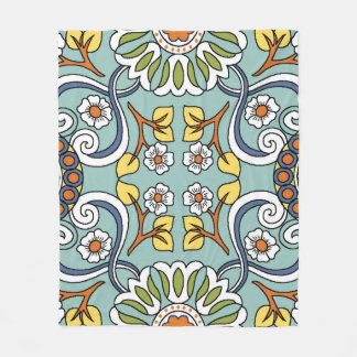 Medallion Türkischer Stil Vintage-Muster Fleecedecke