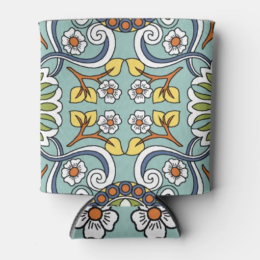 Medallion Türkisches Vintages Muster Dosenkühler (Vorderseite)