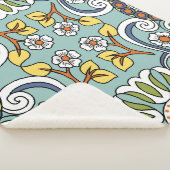 Medallion Türkisches Vintages Muster Sherpadecke (3/4)