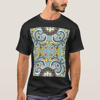 Medallion Türkisches Vintages Muster T-Shirt