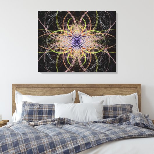 Medallion von Alexandra Cook aka Linandara Leinwanddruck (Insitu (Schlafzimmer))