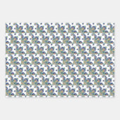 Medallion Wrapping Paper Flat Sheet Set 3 Geschenkpapier Set (Vorderseite 2)