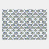 Medallion Wrapping Paper Flat Sheet Set 3 Geschenkpapier Set (Vorderseite 3)
