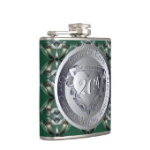 Medallion zum 20. Jubiläum des Smaragddesigns Flachmann (Rechts)