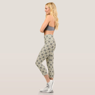 Medallions Capri Leggings