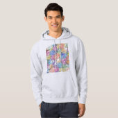 Medan Indonesia City Map Hoodie (Vorne ganz)