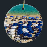 Medano Beach, Cabo San Lucas, Keramik Keramik Ornament<br><div class="desc">Der Medano Beach ist der wichtigste,  sichere und beliebteste Badestrand von Cabo San Lucas. Mit warmen Sand,  vielen Leuten,  Sonnenschirmen und wunderschönen Ausblicken,  ist dies der Ort,  wo Sie sich in der Sonne amüsieren können.</div>