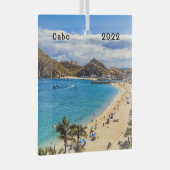 Medano Beach, Cabo San Lucas, Ornament Aus Glas (Vorderseite Rechts)