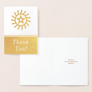 Medase Adinkra-Karte Folienkarte