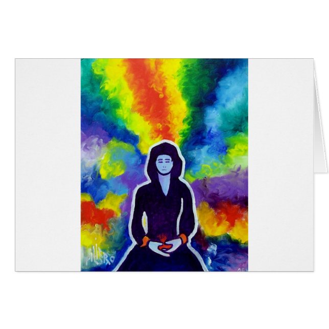 Medatating Frau durch Piliero (Vorderseite (Horizontal))