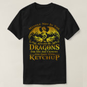 Meddle Not Affairs Dragons Tshirt, Mens Dragon  T-Shirt (Design vorne)