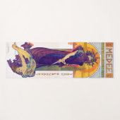 Medea, Alphonse Mucha Yogamatte (Vorderseite (Horizontal))