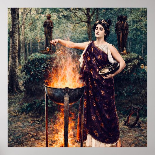 Medea Brewing Her Potion –  Poster (Vorne)