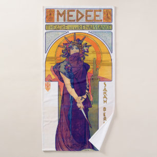 Medea (Medee), Alphonse Mucha Badehandtuch