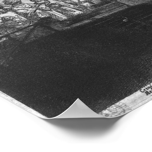 Medea oder die Ehe von Jason und Creusa, 1648 Poster (Ecke)