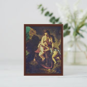 Medea von Eugène Ferdinand Victor Delacroix Postkarte (Stehend Vorderseite)