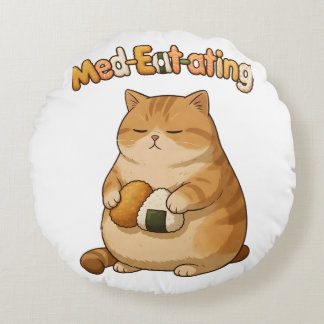 MedEatAting Rundes Kissen