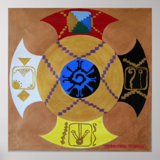"MEDECINE WHEEL" POSTER (Vorne)