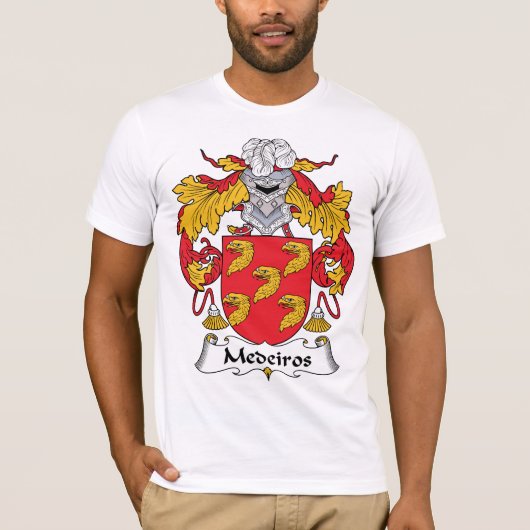 Medeiros Familienwappen T-Shirt (Vorderseite)