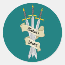 Medeival-Schwert aus der Bibliothek