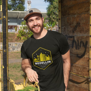 Medellin Cityscape Kolumbien T-Shirt