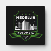Medellin Colombia Skyline Akryllische Wandkunst Fotoplatte (Vorderseite)