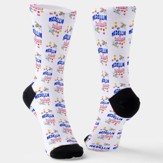 Medellin Colombia Socken (Gewinkelt)