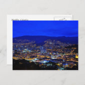 Medellin, Kolumbien en la noche Postkarte (Vorne/Hinten)