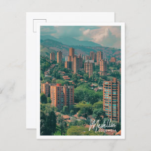 Medellin Kolumbien Kunst, Dichtung und Musik Postkarte
